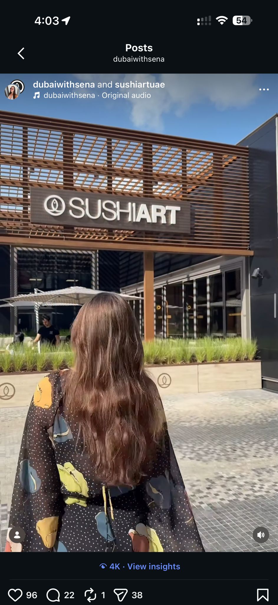 sushiart collab - instagram reel 
